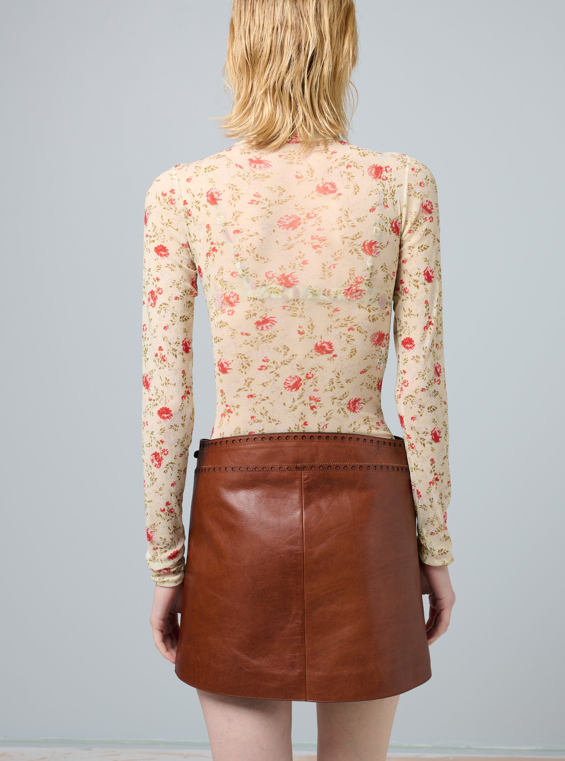 Leather Mini Skirt