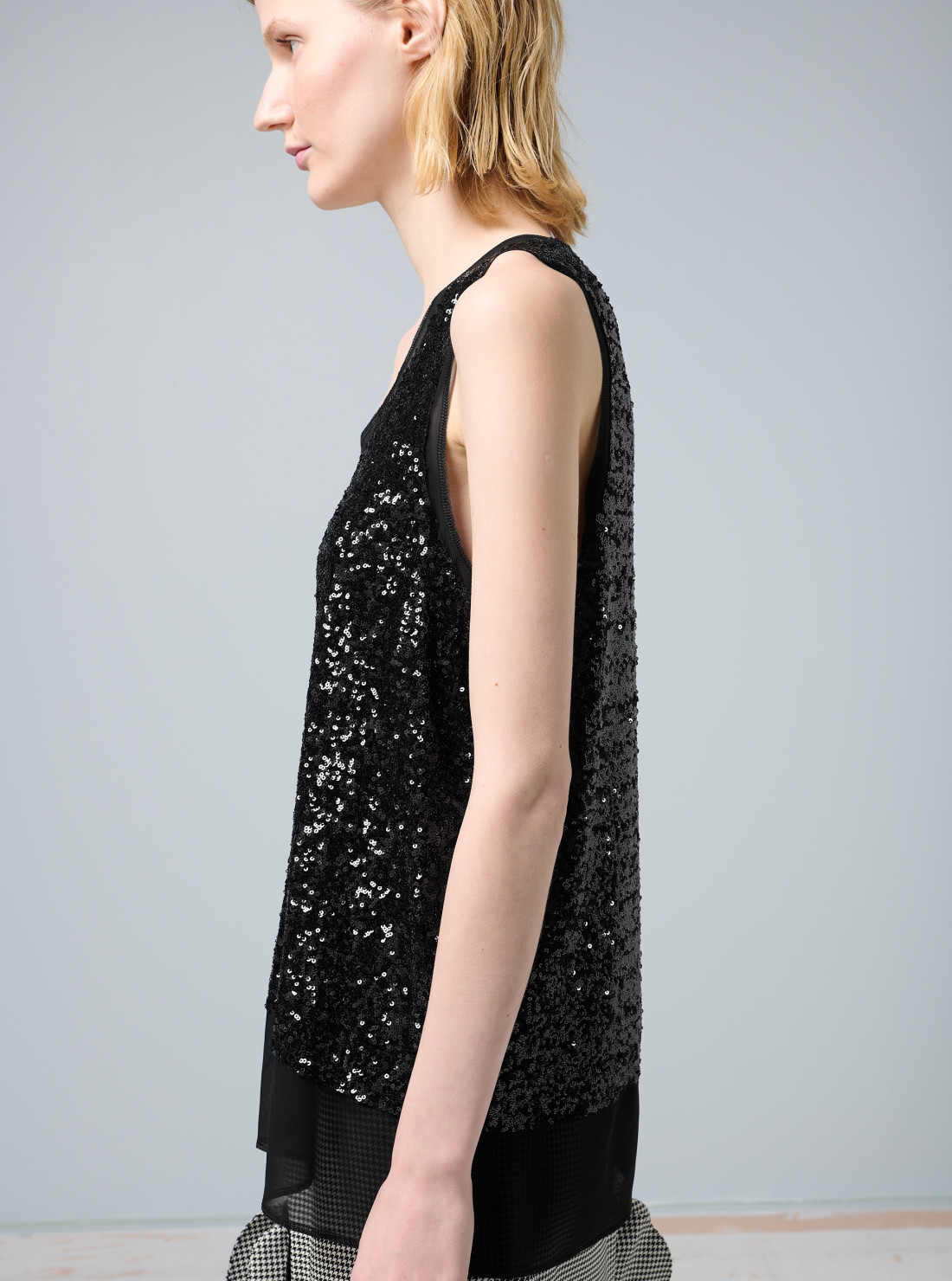 Haut en sequin