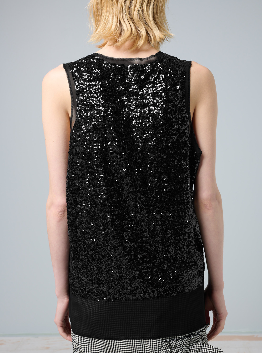 Haut en sequin
