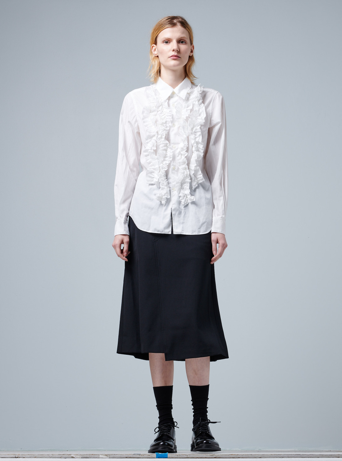 Chemise à volants