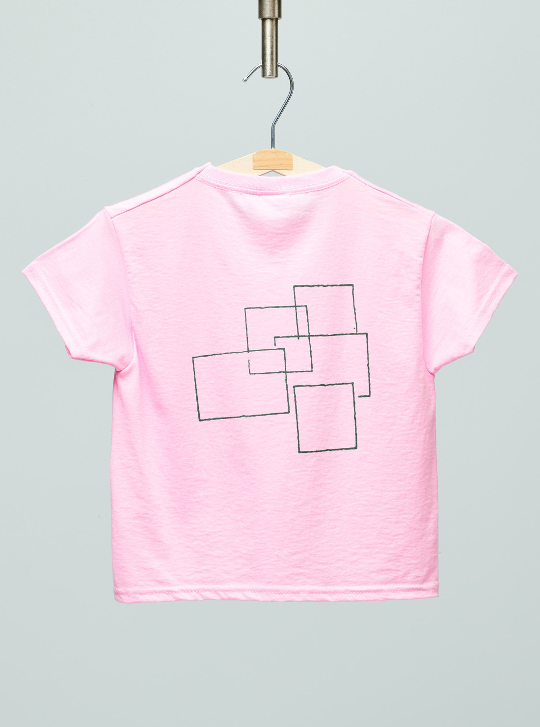 Tshirt Tba Rose Vert Kid
