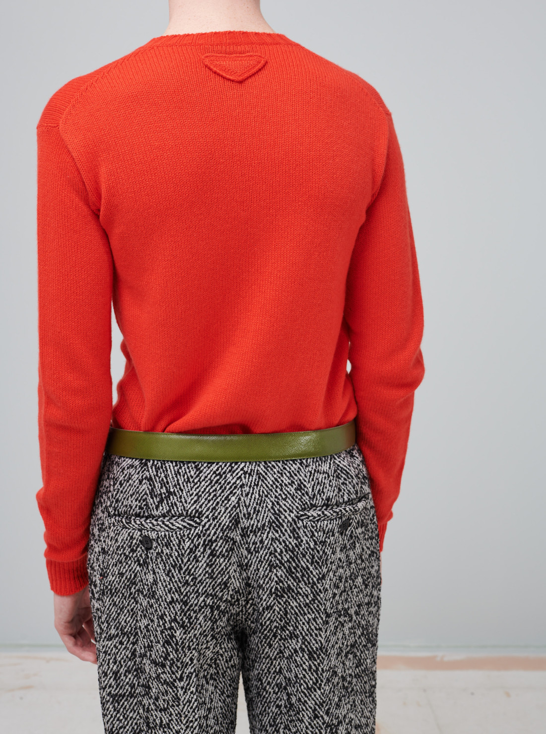 Pants With Leather Belt