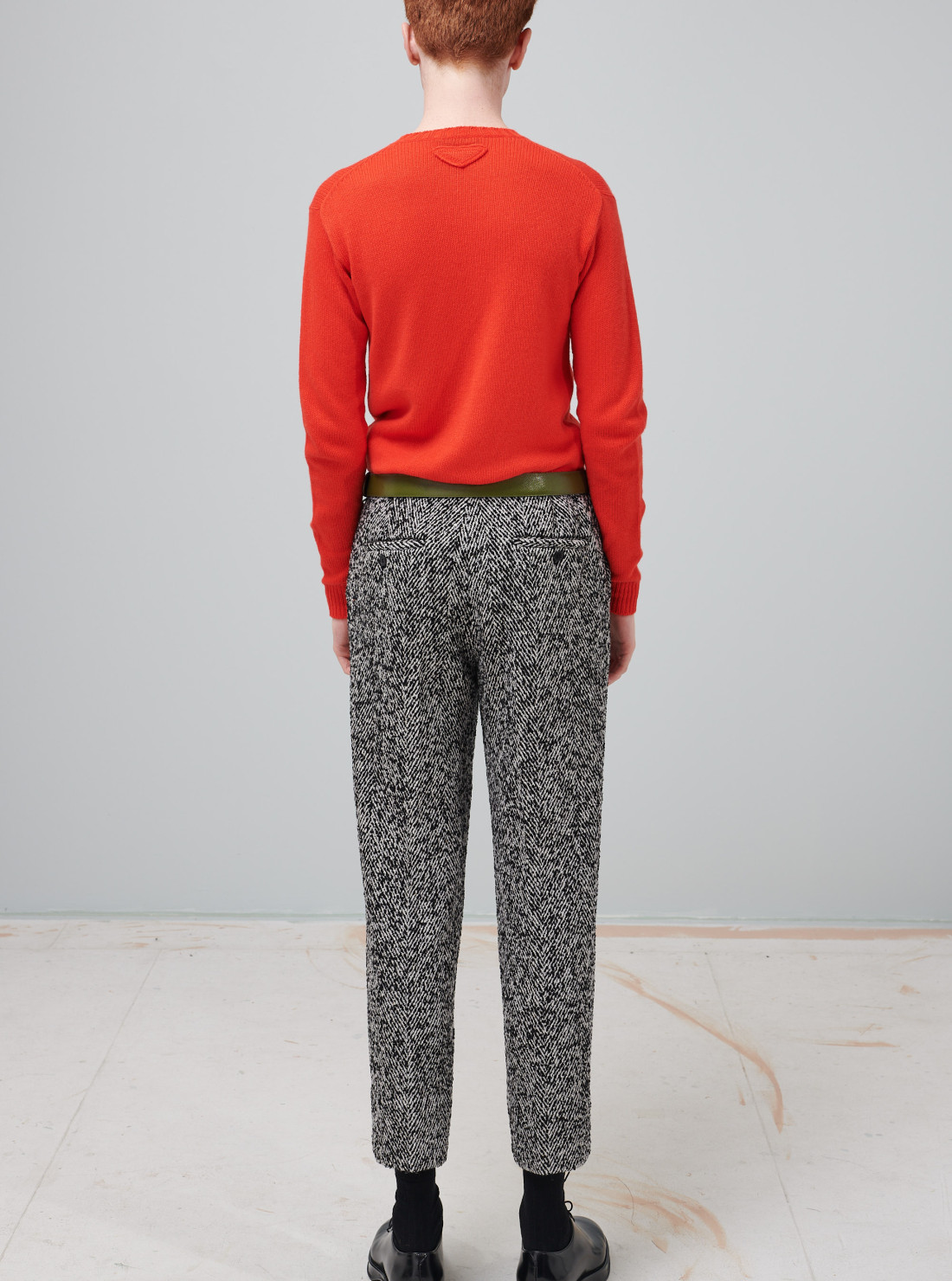 Pants With Leather Belt