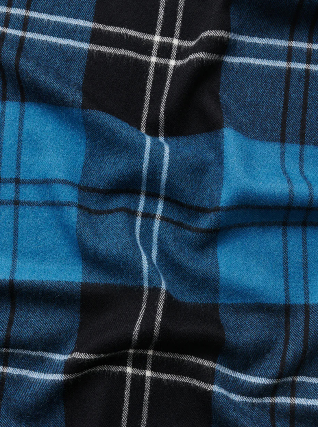 Queen Scarf / Tartan bleu volvo