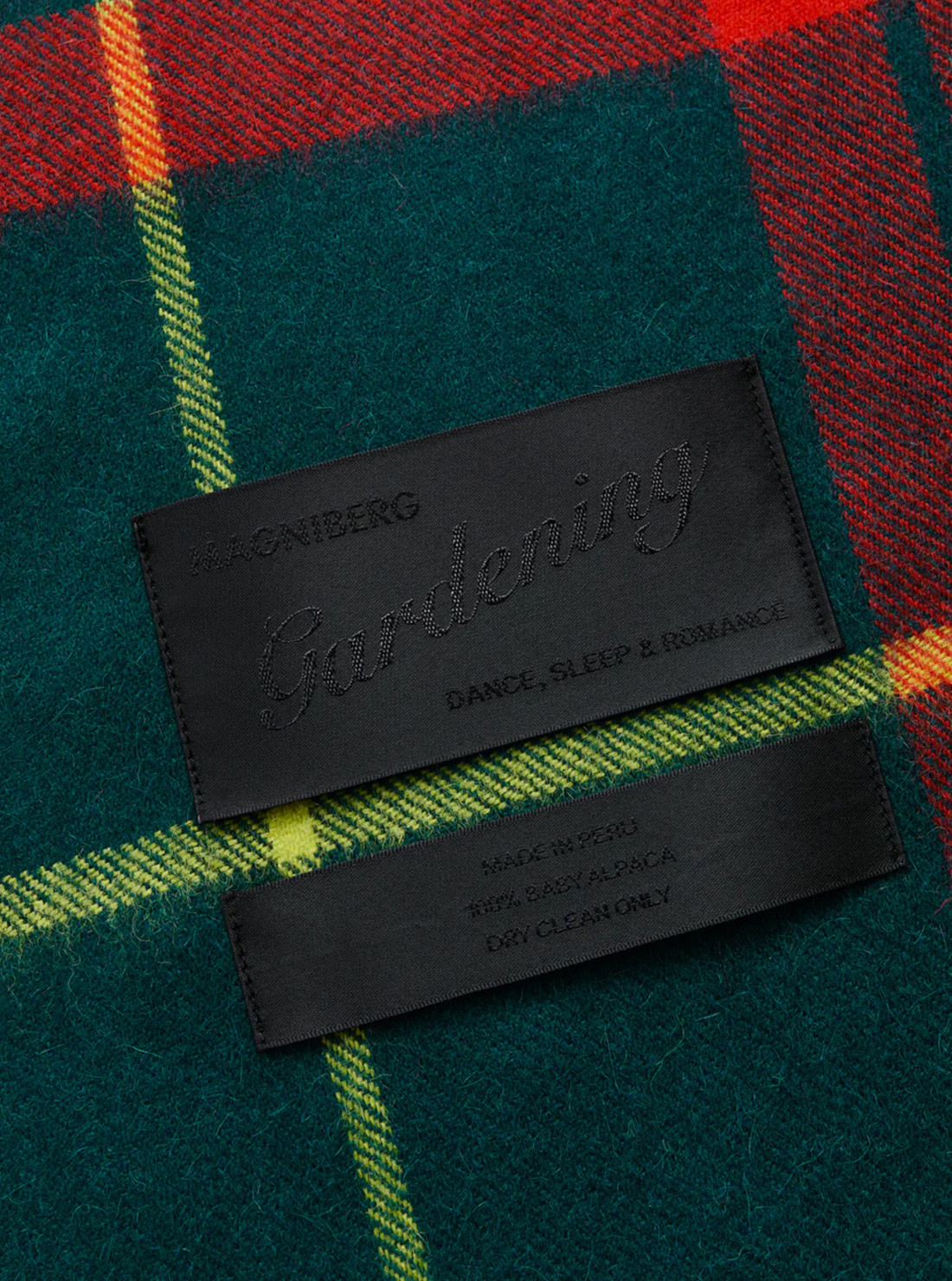 Queen Scarf / red tartan