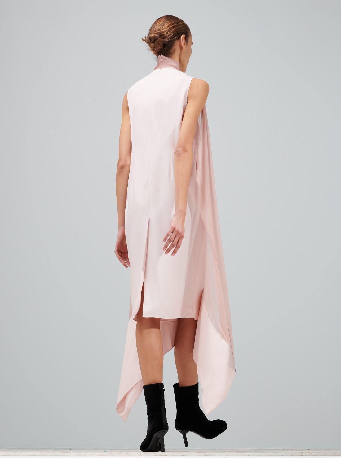 Open Back Chiffon Dress