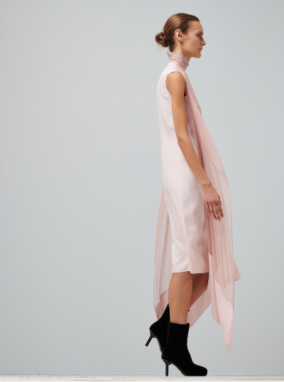 Open Back Chiffon Dress 2