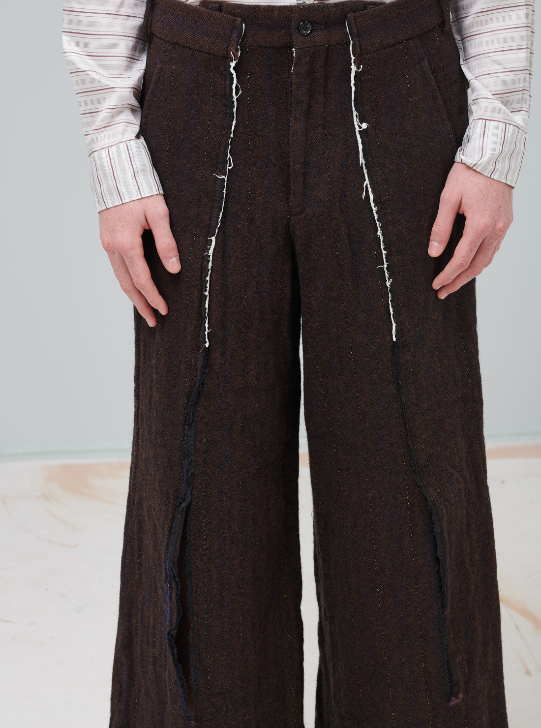 Pantalon rayé