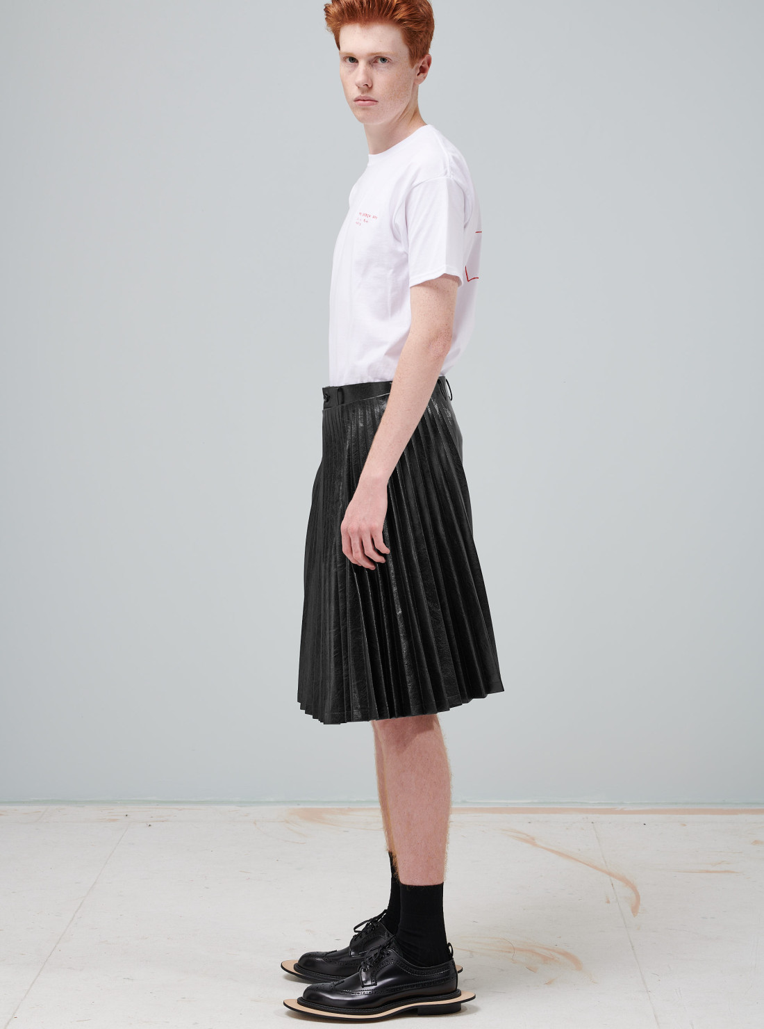 Short jupe plissée