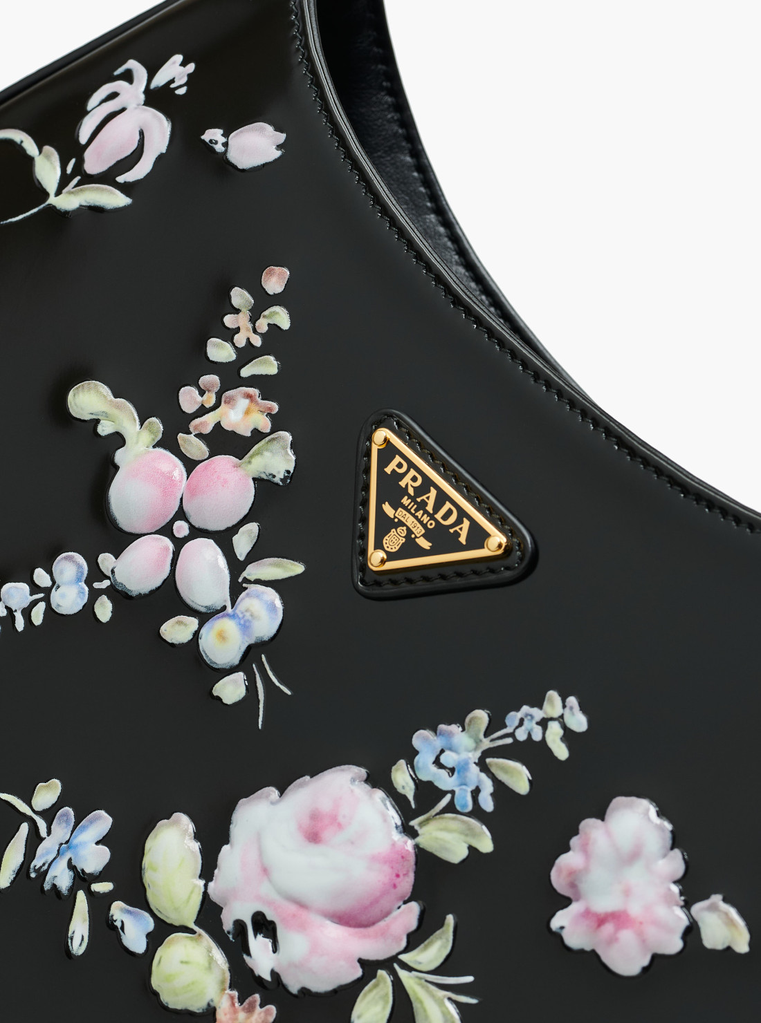 Sac cleo en cuir imprimé