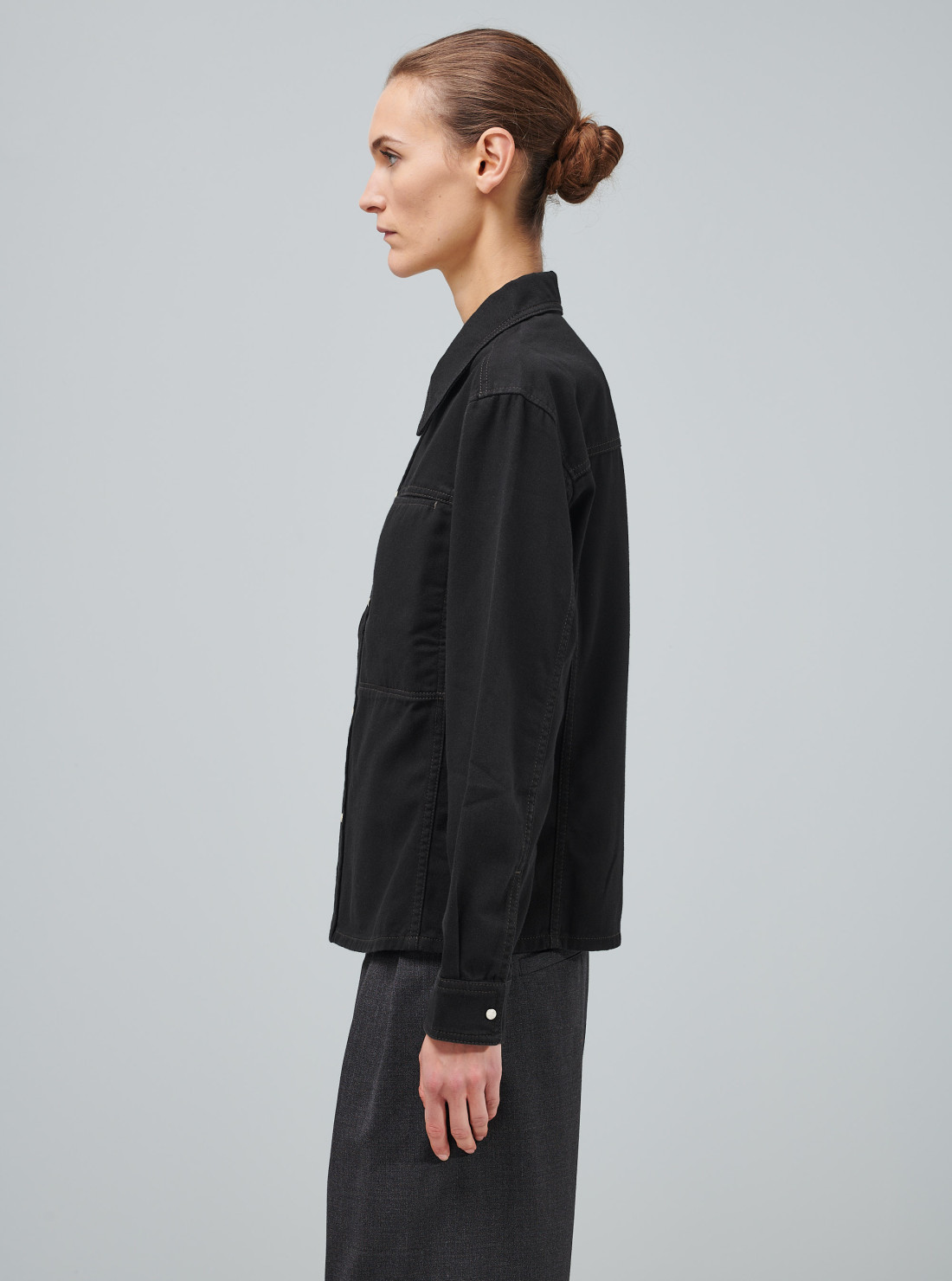 Chemise ajustée en denim