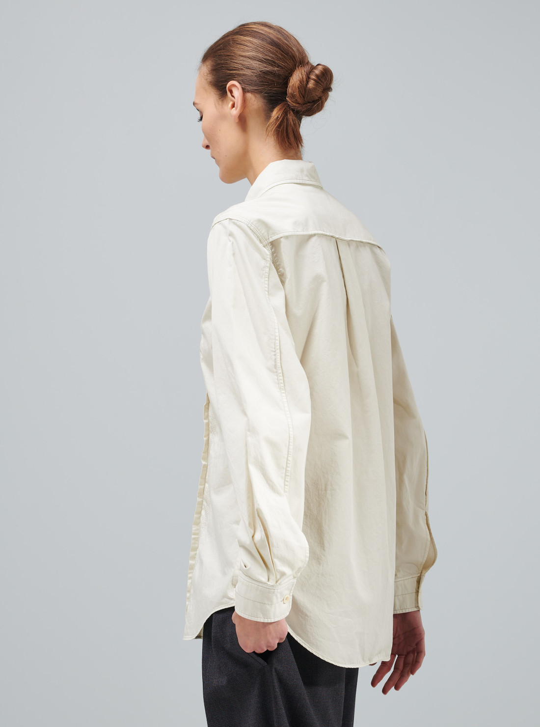 Chemise froncée