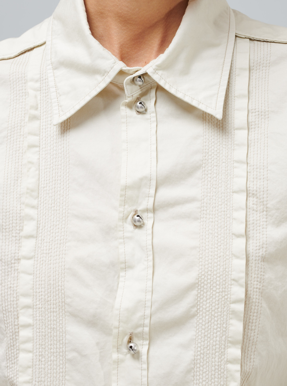 Chemise froncée