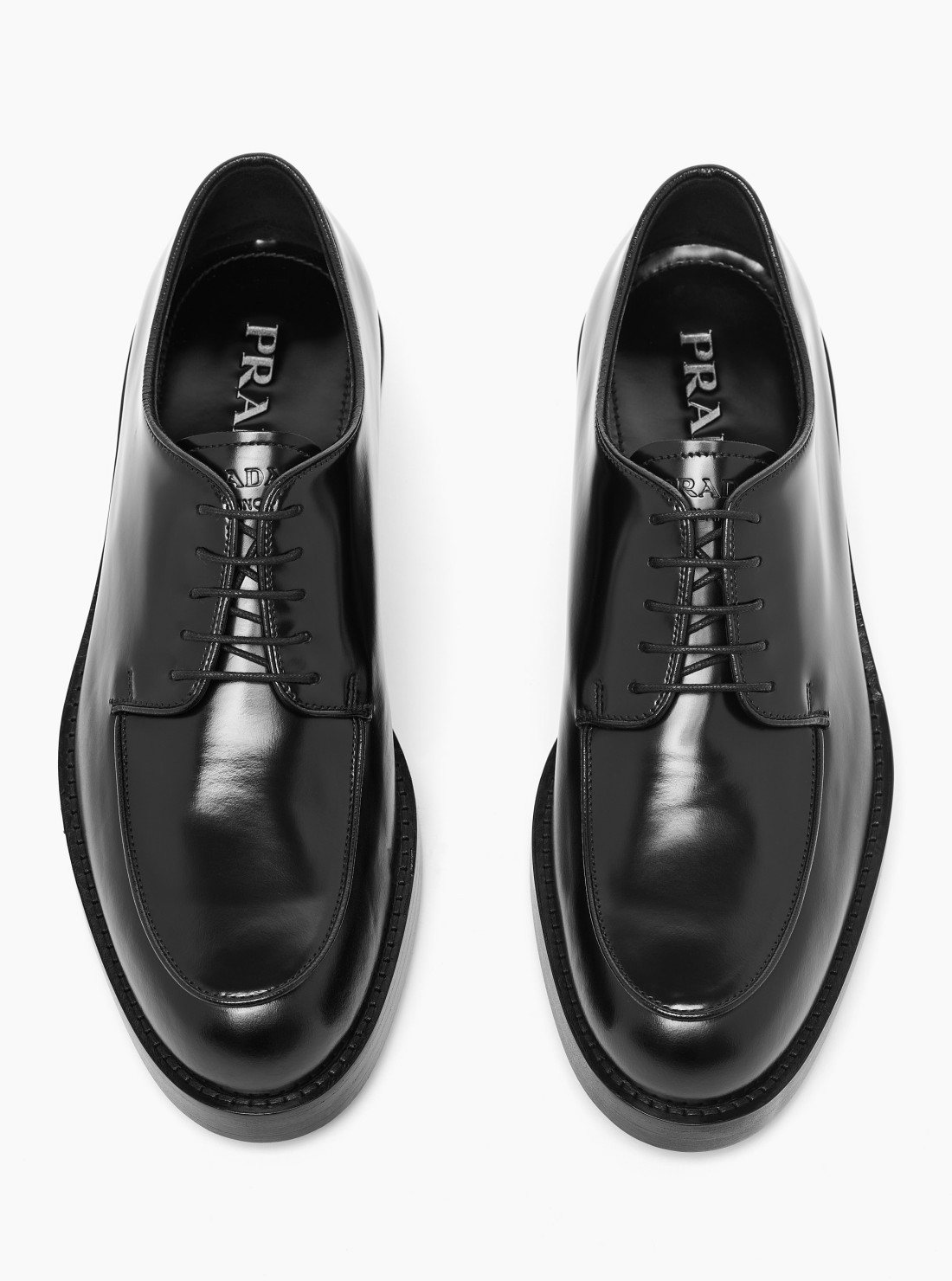 Derbies en cuir brossé
