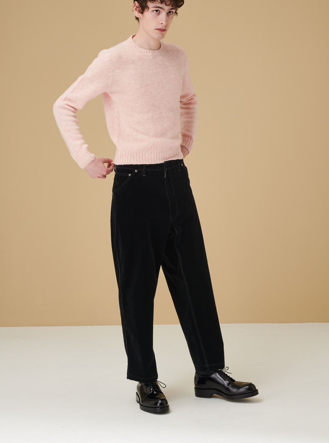 Pantalon en denim velours