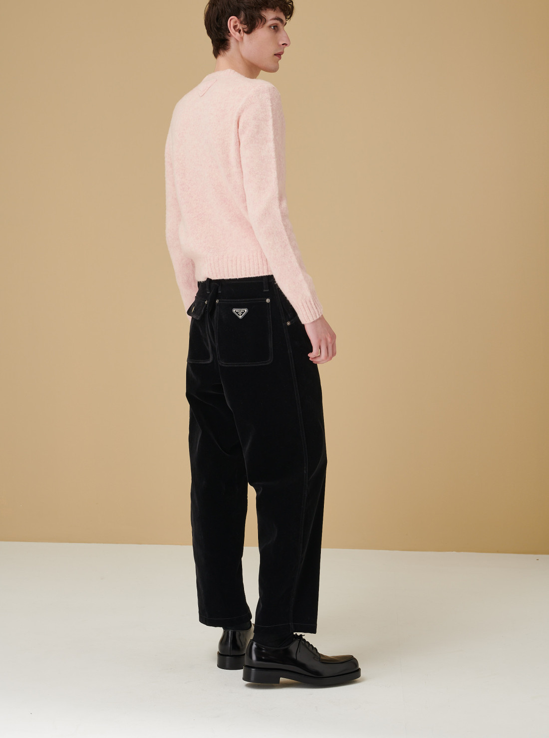 Pantalon en denim velours