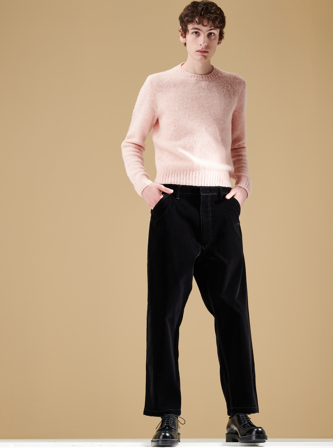 Pantalon en denim velours
