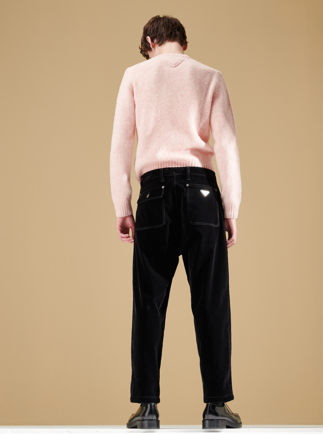 Pantalon en denim velours