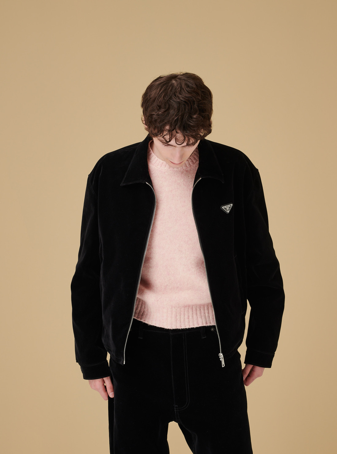 Blouson en velours de coton