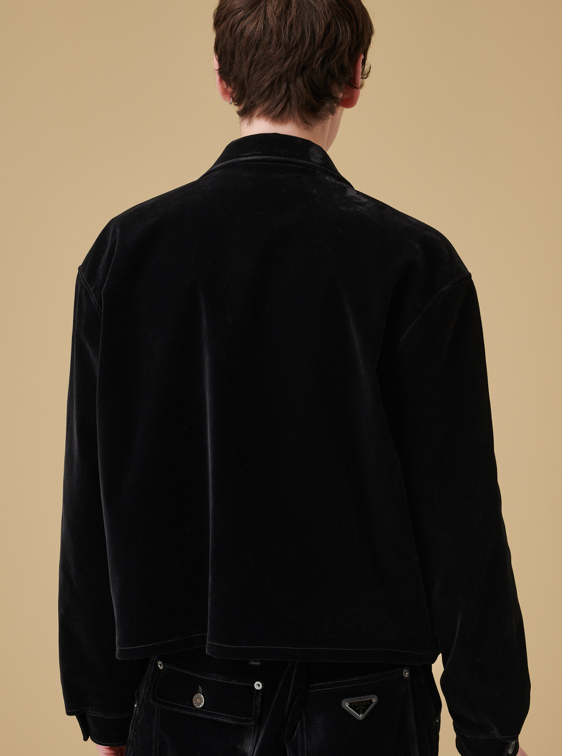 Blouson en velours de coton