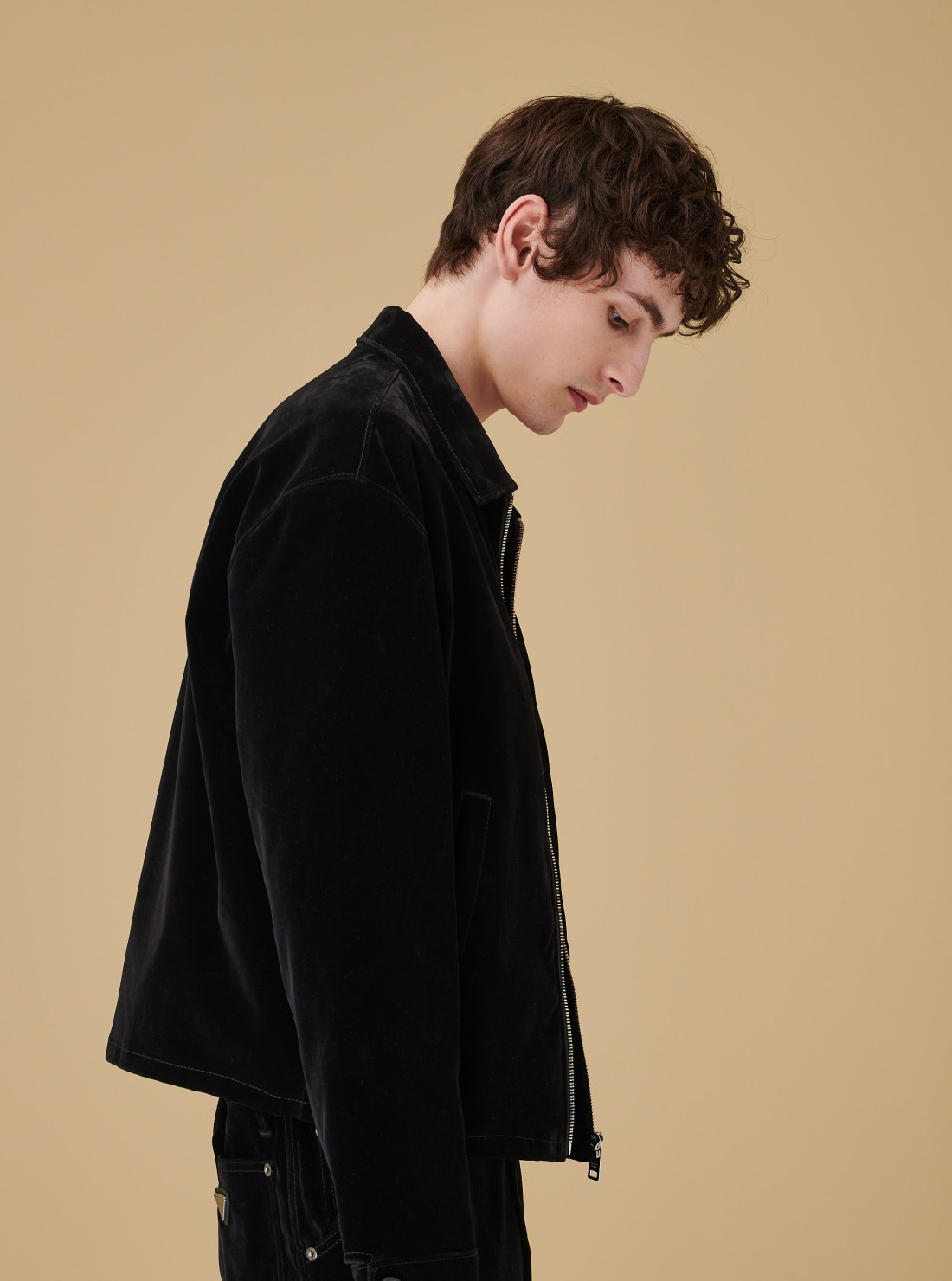 Blouson en velours de coton