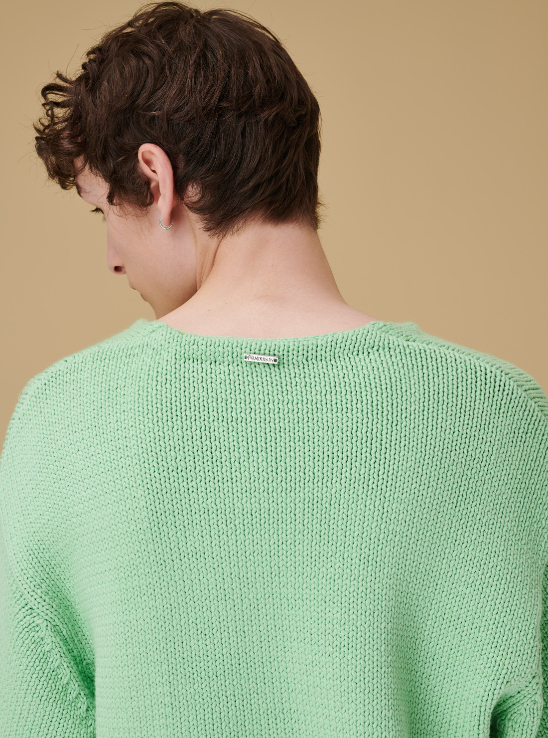 Pull à Motif Vert
