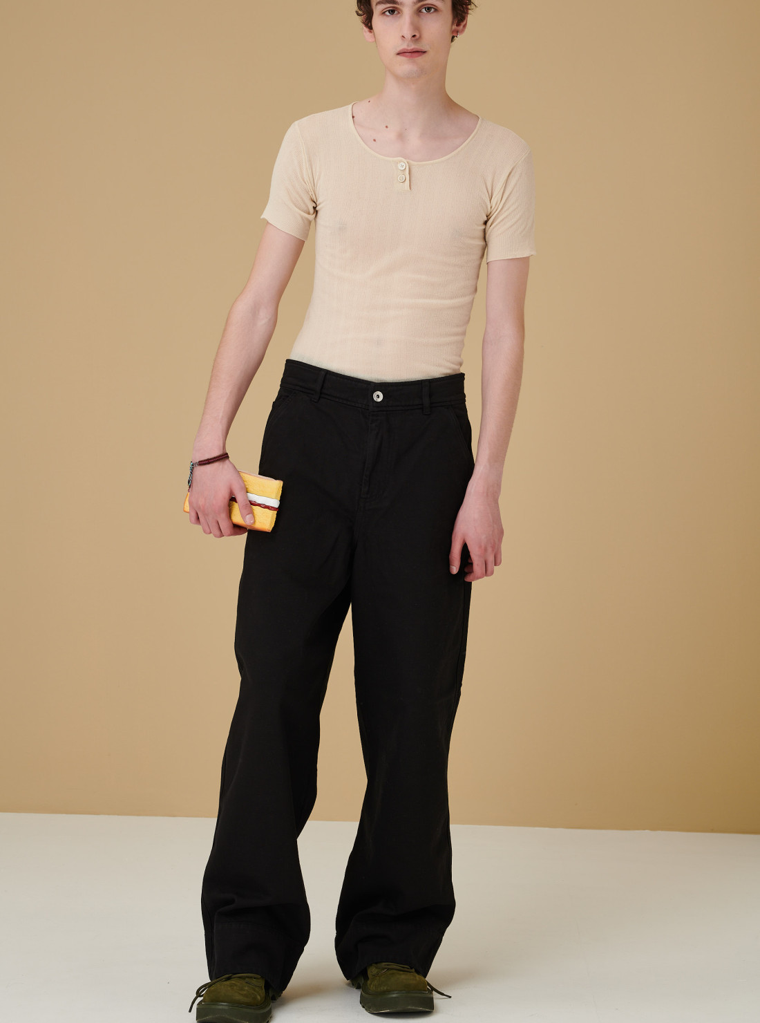 High Waist Wide Leg Trousers