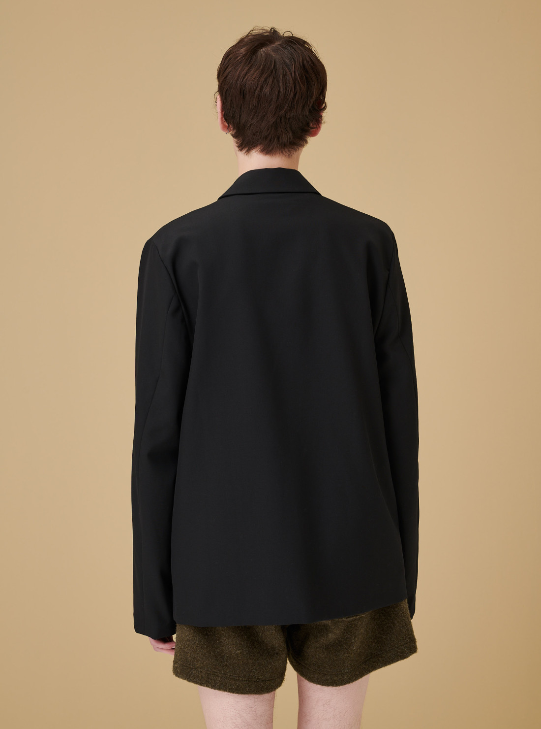 Veste en laine fluide
