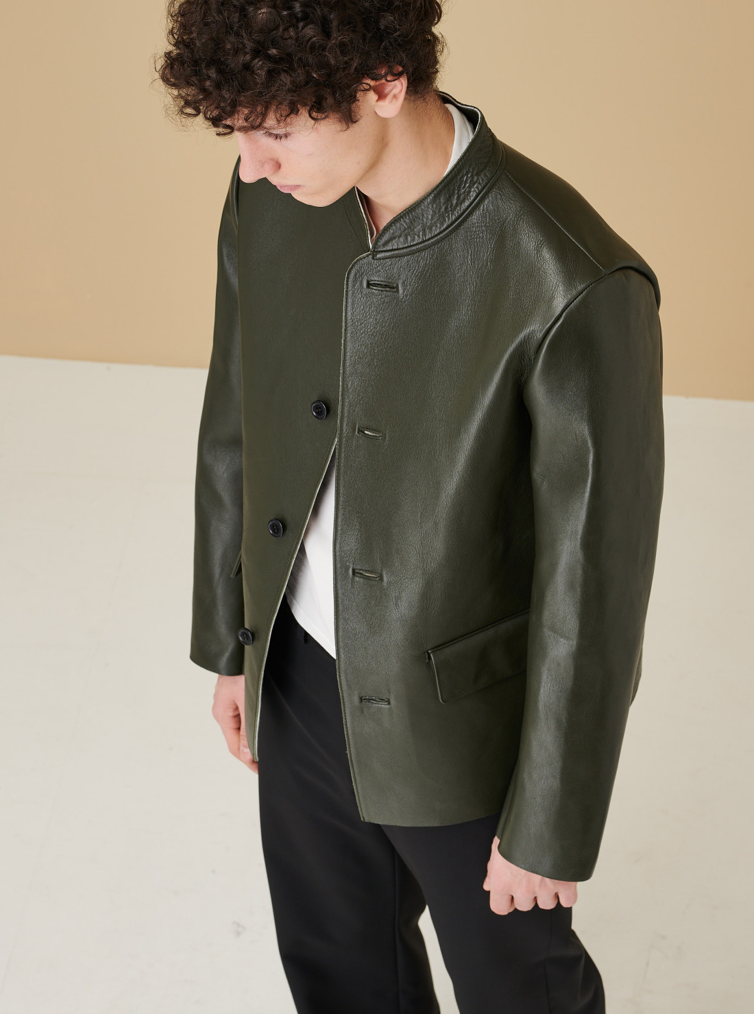 Veste en cuir