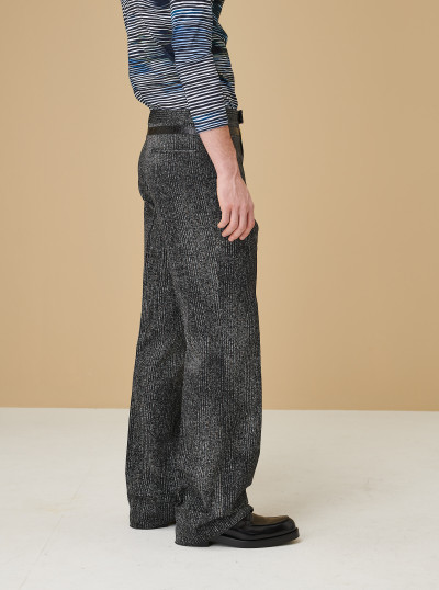 Pants With Leather Belt