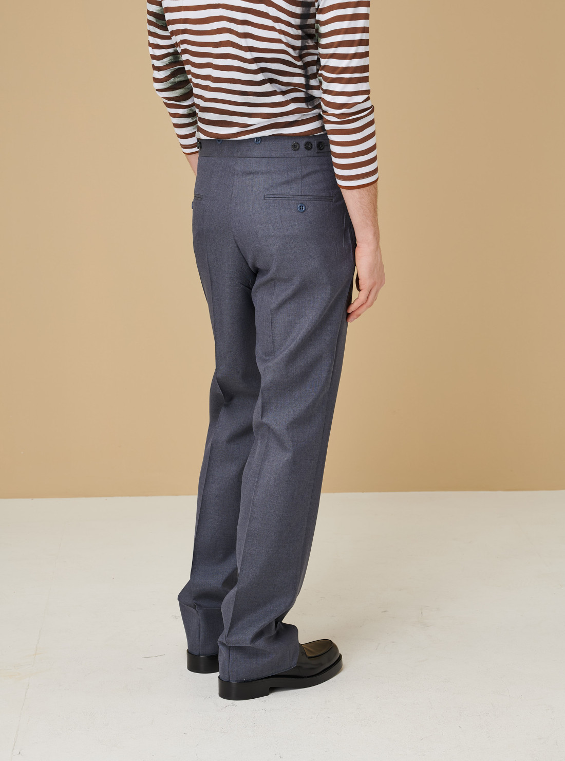 Mohair and silk trousers