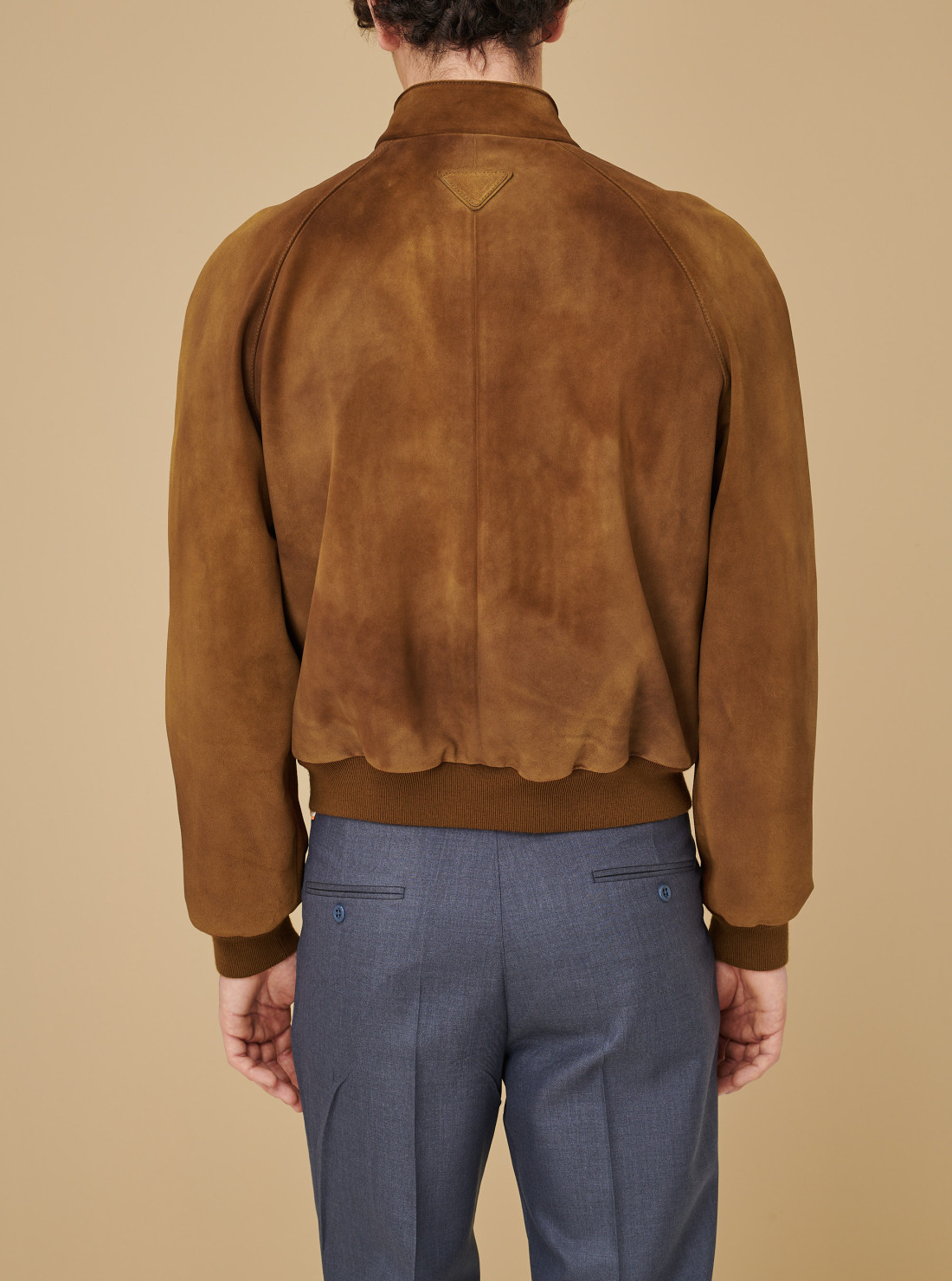 Suede Bomber Jacket