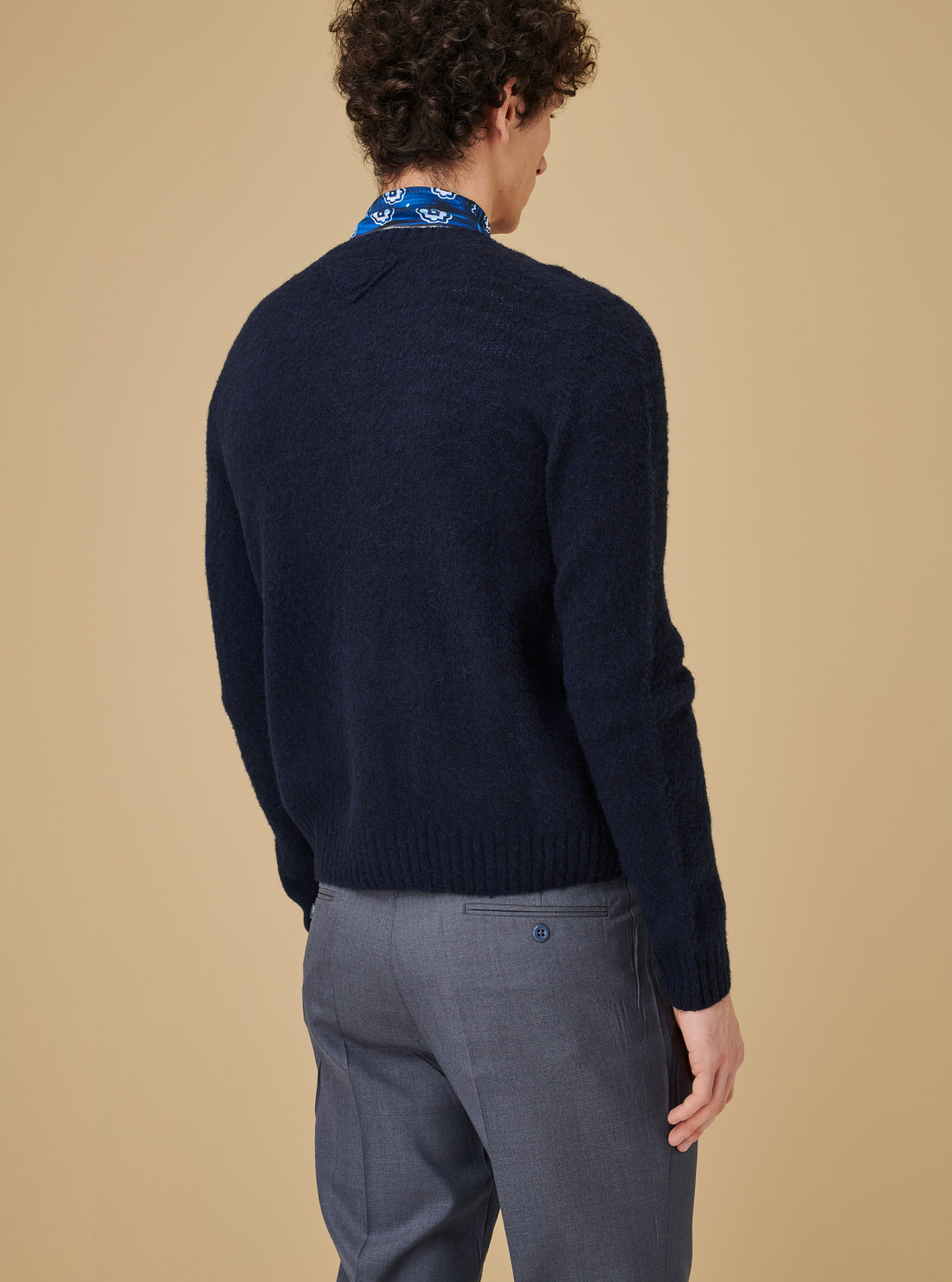 Cardigan en laine shetland