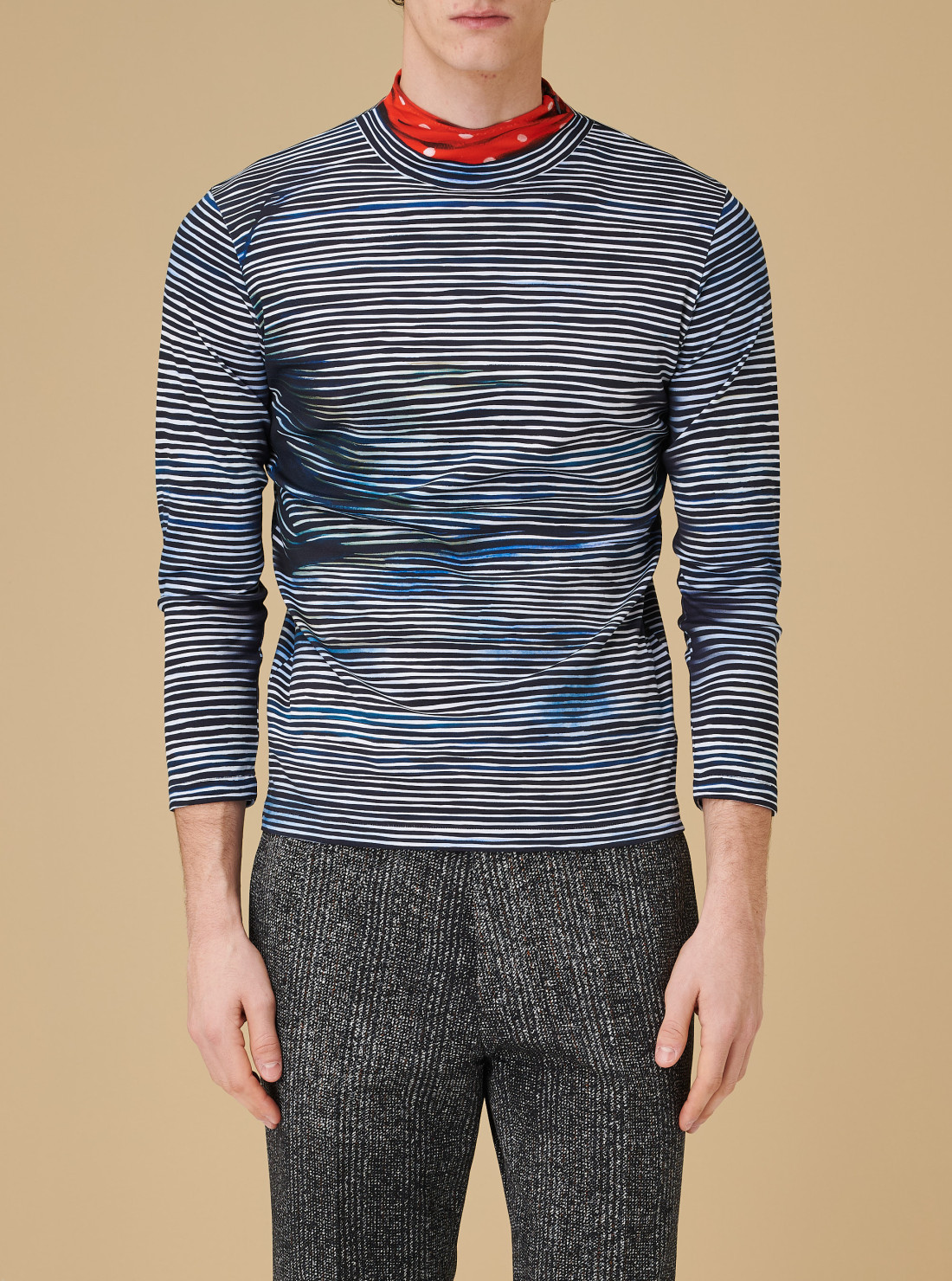 Cotton turtleneck sweater