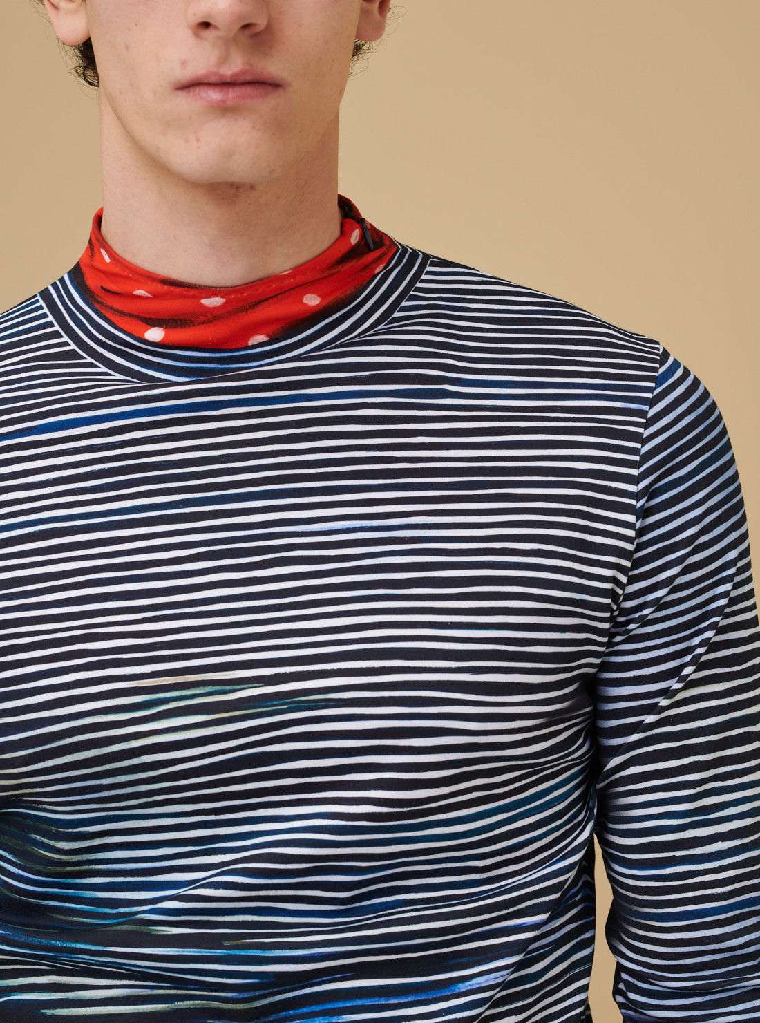Cotton turtleneck sweater