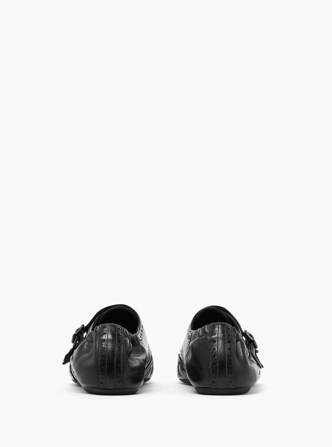 Double monk strap shoes