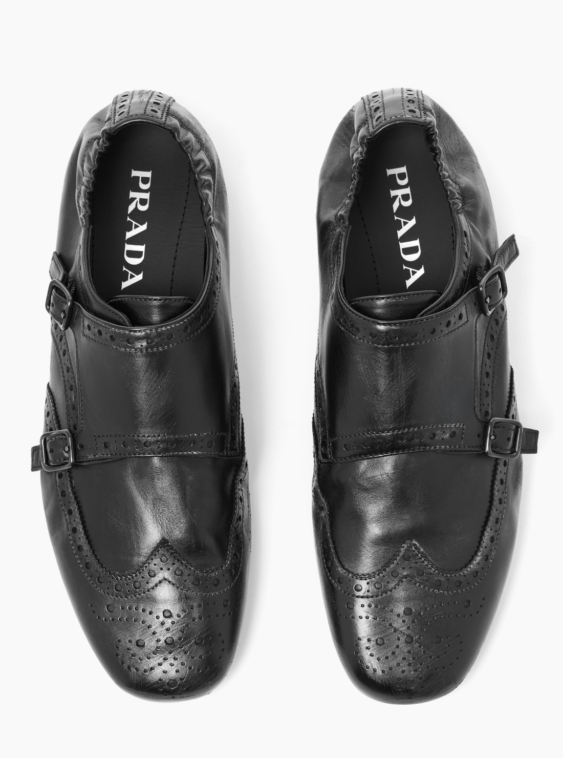 Double monk strap shoes