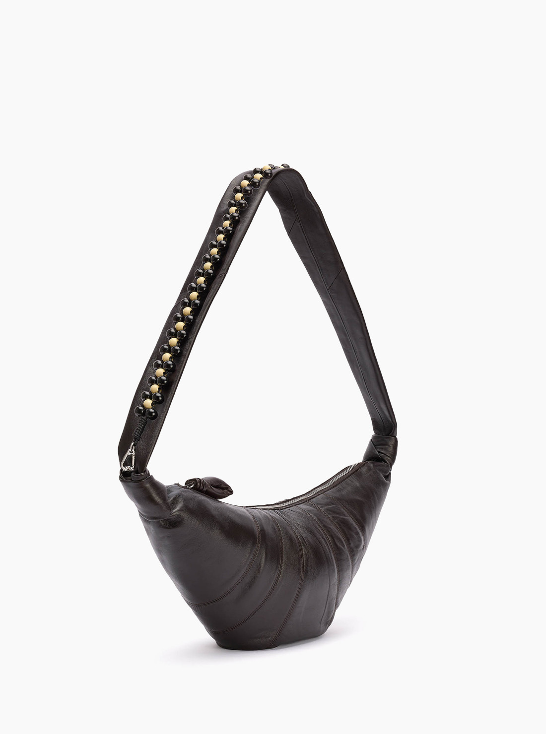 Sac croissant medium à perles