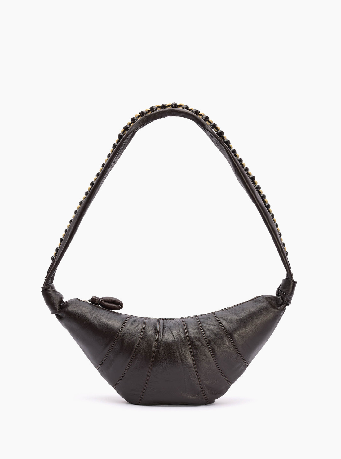 Sac croissant medium à perles