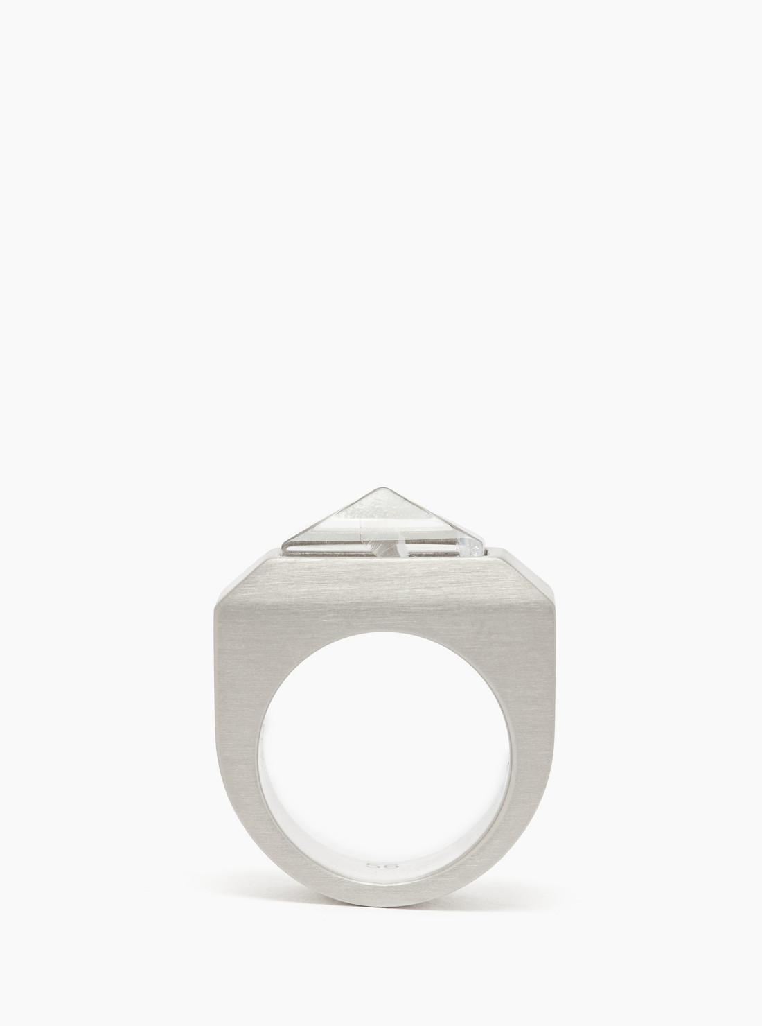 Crystal Pyramid Ring