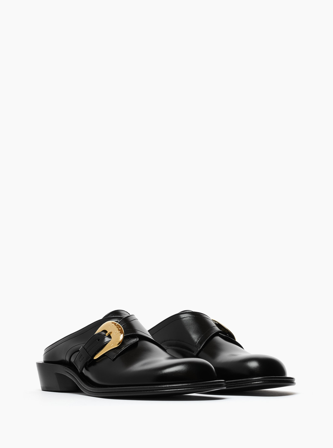 Men Monkstrap Mule Gold