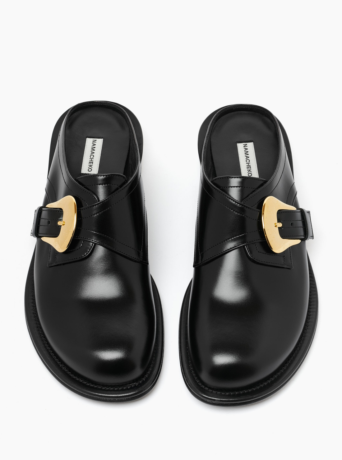 Men Monkstrap Mule Gold