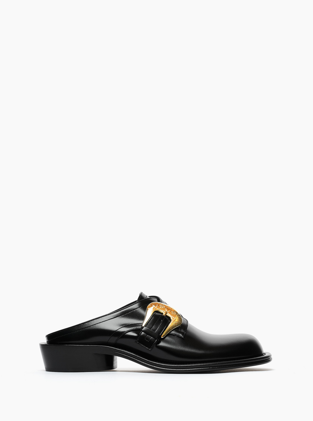 Men Monkstrap Mule Gold