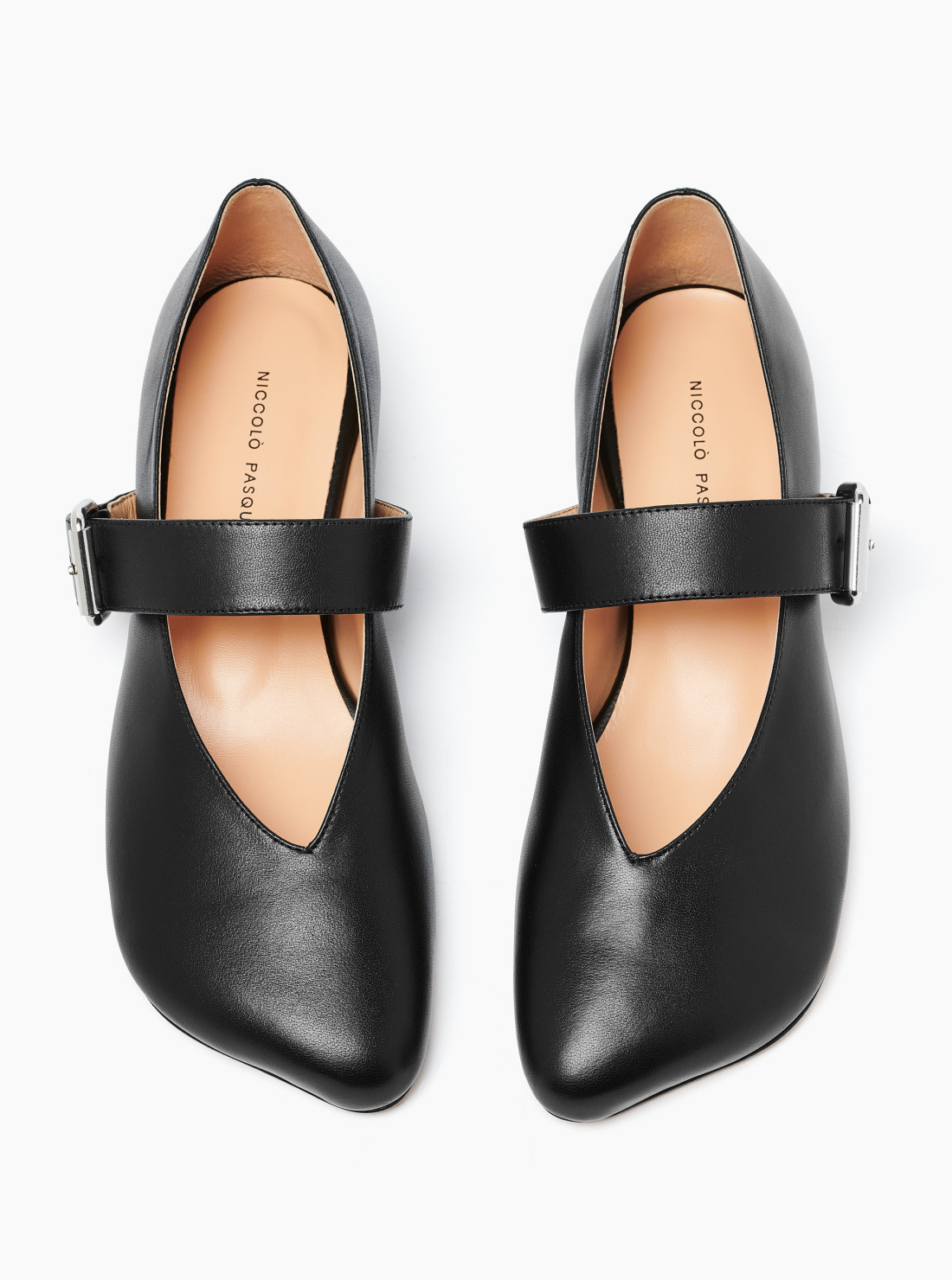 Ballerines à strap Obliqua