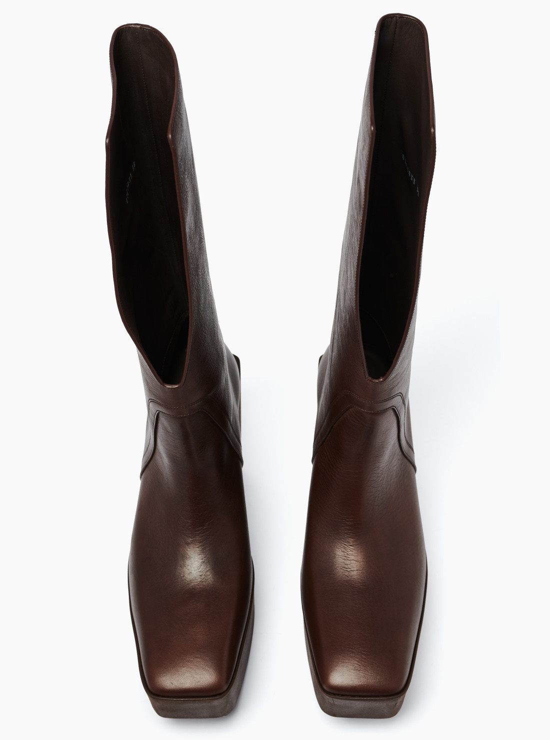 Sliver plarform boots
