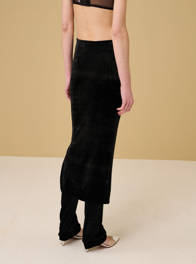 Jupe pantalon en velours 2