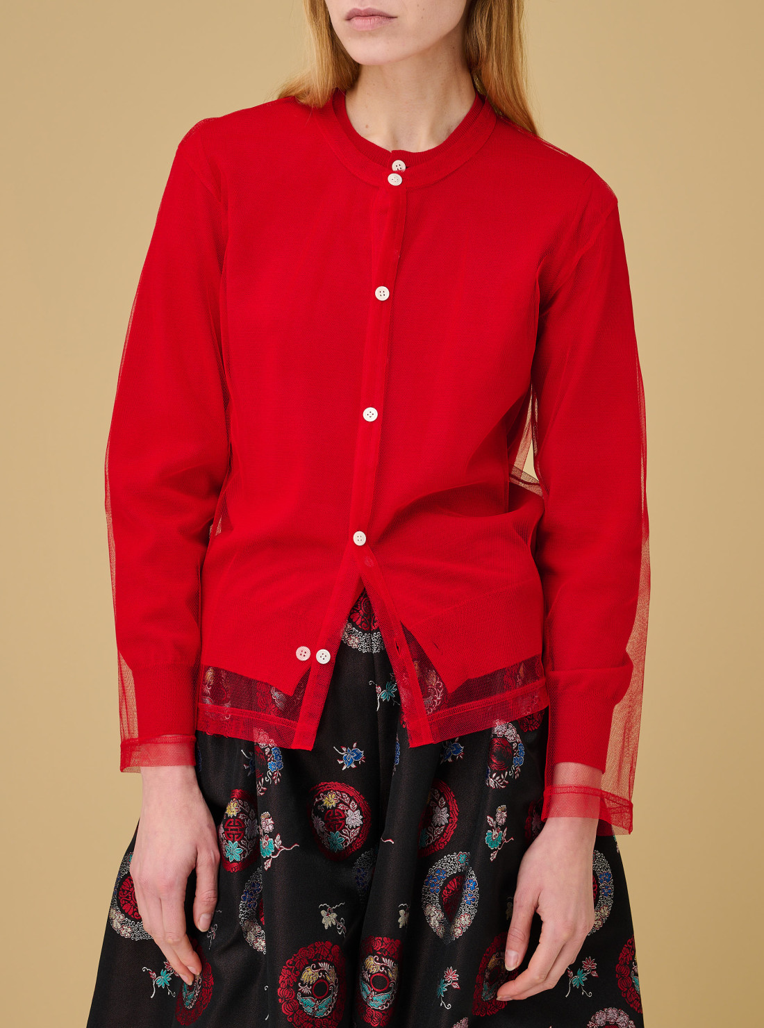 Cardigan superposé