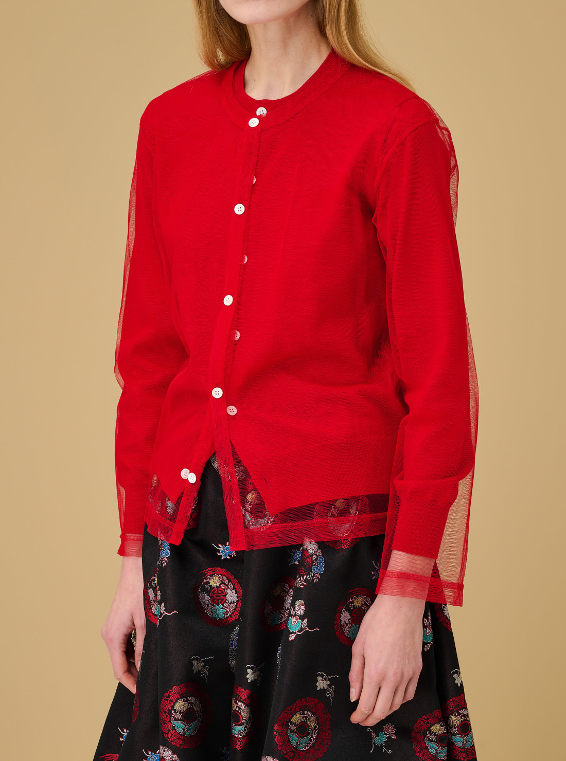 Cardigan superposé