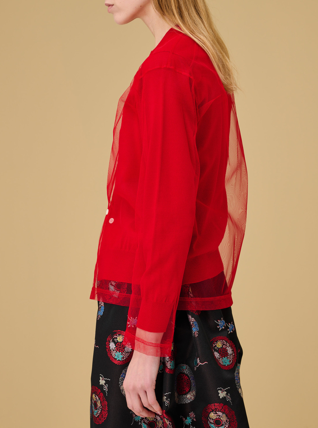 Cardigan superposé
