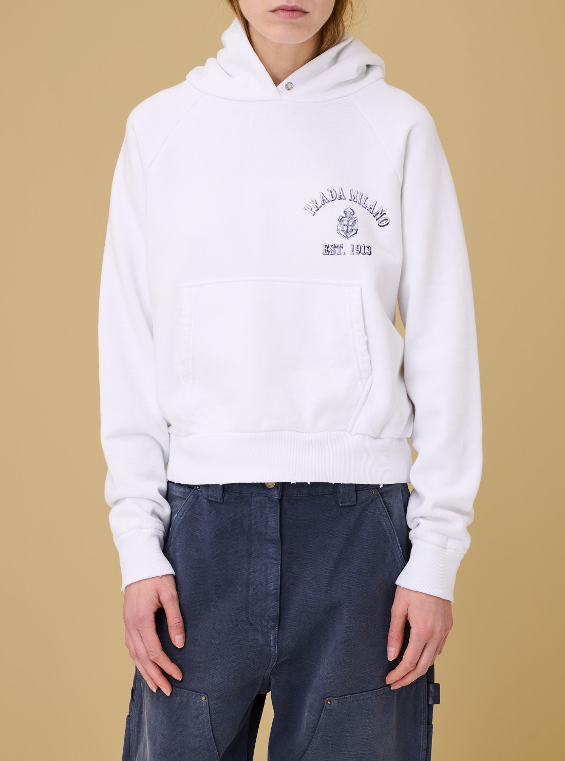 Sweatshirt à capuche imprimé